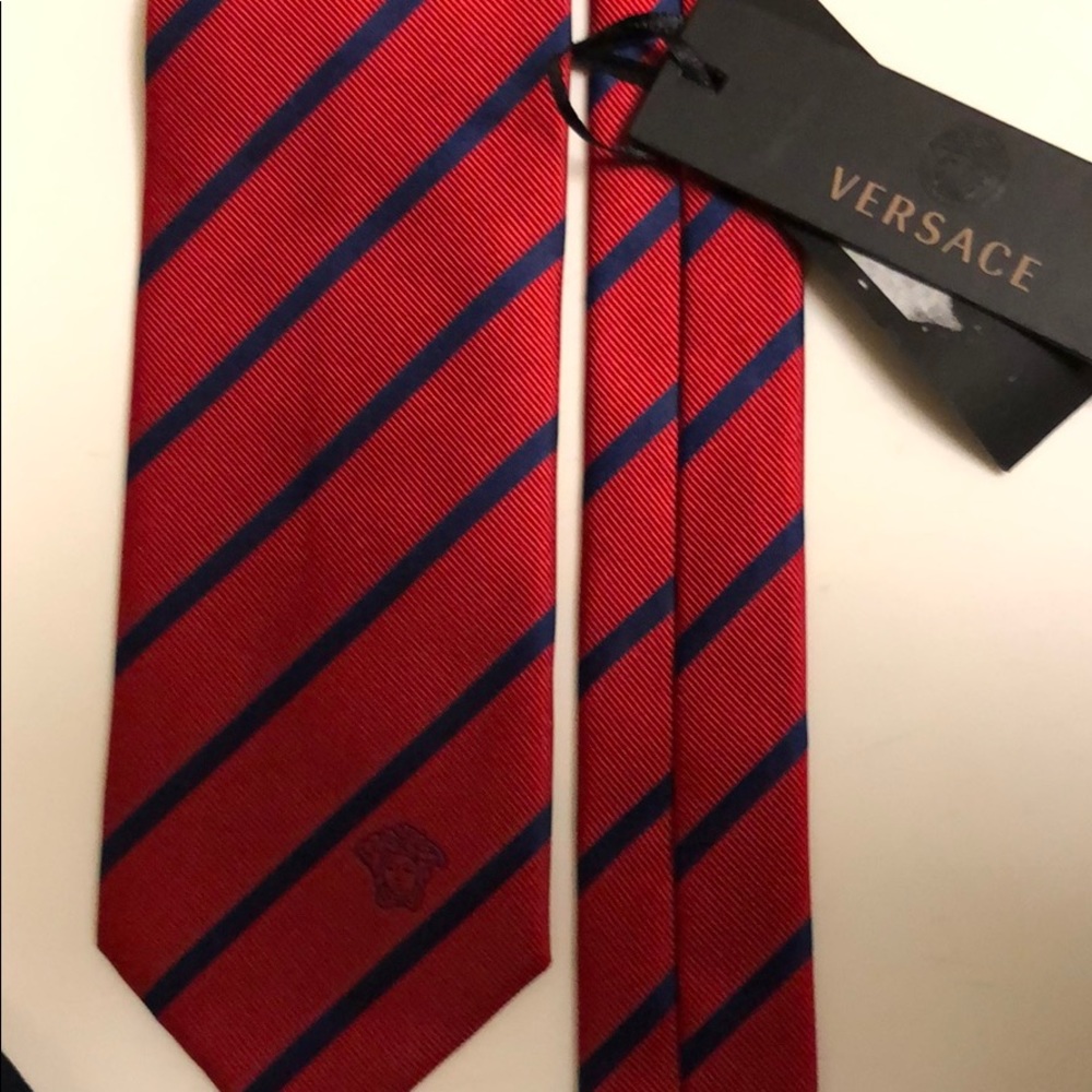 Men’s Red & blue Versace tie BRAND NEW